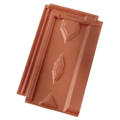 Wienerberger Tuile Terre Cuite à Losange - Losangée - Emboîtement Grand Moule à Pureau Variable - Nuagé