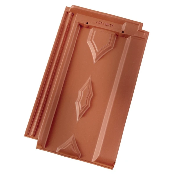 Wienerberger Tuile Terre Cuite à Losange - Losangée - Emboîtement Grand Moule à Pureau Variable - Nuagé 1 Wienerberger Tuile Terre Cuite à Losange - Losangée - Emboîtement Grand Moule à Pureau Variable - Nuagé