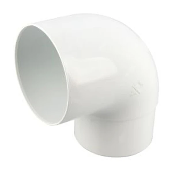 Coude Mâle/femelle 87°30 à Emboîter - CR8GT1B Blanc Nicoll - Pour Tube De Descente De Gouttière De 80 Mm 1 Coude Mâle/femelle 87°30 à Emboîter - CR8GT1B Blanc Nicoll - Pour Tube De Descente De Gouttière De 80 Mm