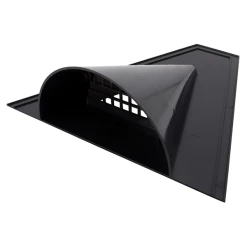 Nicoll Chatière De Ventilation Demi-ronde Sur Plage Trapézoïdale - Gris Anthracite