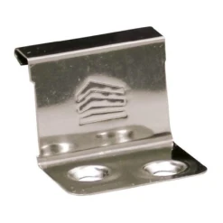 Frenehard Et Michaux Patte Fixe Pour Fixation De Toiture Zinc à Joints Debouts Hauteur 25 Mm - Inox 304L - Boîte De 100