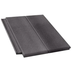 BMI Monier Tuile Béton Grand Moule à Aspect Plat - Nobilee - Ardoise - 42 X 33 Cm