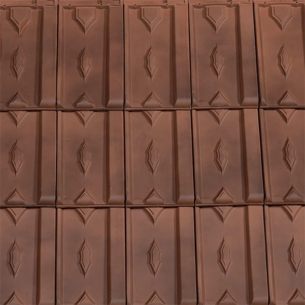 Wienerberger Tuile Terre Cuite à Losange - Losangée - Emboîtement Grand Moule à Pureau Variable - Nuagé 2 Wienerberger Tuile Terre Cuite à Losange - Losangée - Emboîtement Grand Moule à Pureau Variable - Nuagé – Image 2