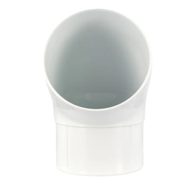 Coude Mâle/femelle 67°30 à Emboîter - CR6GT1B Blanc Nicoll - Pour Tube De Descente De Gouttière De 80 Mm 3 Coude Mâle/femelle 67°30 à Emboîter - CR6GT1B Blanc Nicoll - Pour Tube De Descente De Gouttière De 80 Mm – Image 3