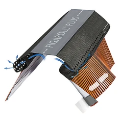 BMI Monier Cloisoir Souple Ventilé Pour Faîtage Et Arêtier - Figaroll Plus - Rouge - Larg. 34/38 Cm - Long. 5 M