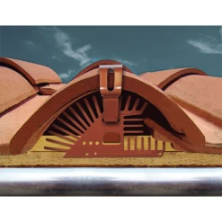 Obturateur De Tuiles PEGNALU + Clip Amovible Terre Cuite Grille Anti-nuisible