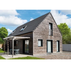 BMI Monier Tuile Béton Grand Moule à Aspect Plat - Innotech - Graphite - 42 X 33 Cm -VMZinc Boutique 2 2