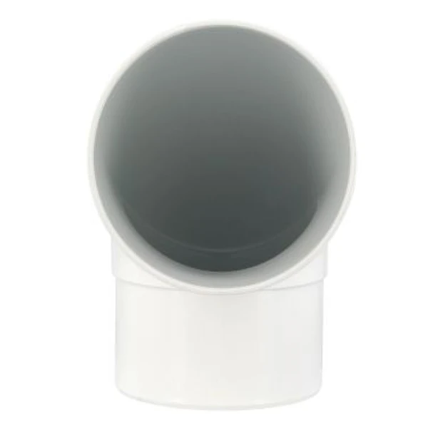 Coude Mâle/femelle 87°30 à Emboîter - CR8GT1B Blanc Nicoll - Pour Tube De Descente De Gouttière De 80 Mm 2 Coude Mâle/femelle 87°30 à Emboîter - CR8GT1B Blanc Nicoll - Pour Tube De Descente De Gouttière De 80 Mm – Image 2