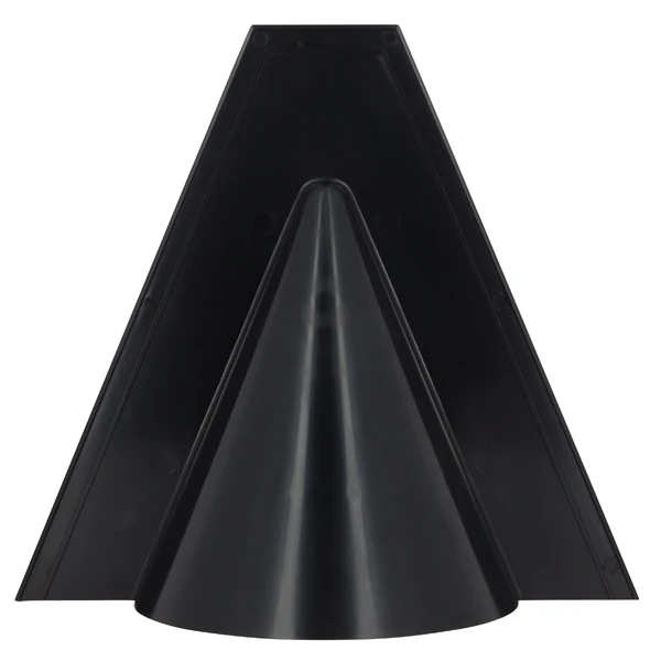 Nicoll Chatière De Ventilation Demi-ronde Sur Plage Trapézoïdale - Gris Anthracite 3 Nicoll Chatière De Ventilation Demi-ronde Sur Plage Trapézoïdale - Gris Anthracite – Image 3