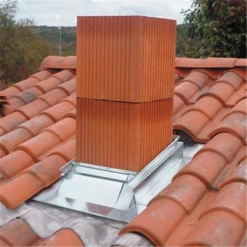 Terreal Abergement Réglable En Zinc Pour Entourage De Boisseaux - Petit Format