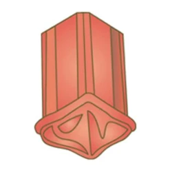 Terreal About D'arêtier à Emboîtement Grand Modèle