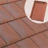 Edilians Tuile Alpha 10 Double Emboîtement Pureau Plat - Rouge Nuancé