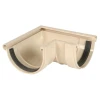Angle Extérieur à Joint De Gouttière Nicoll - Demi-ronde 25 - Longueur 195 Mm - Angle 90° - Techtan Sable