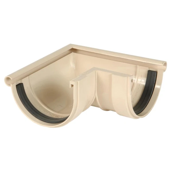 Angle Extérieur à Joint De Gouttière Nicoll - Demi-ronde 25 - Longueur 195 Mm - Angle 90° - Techtan Sable 1 Angle Extérieur à Joint De Gouttière Nicoll - Demi-ronde 25 - Longueur 195 Mm - Angle 90° - Techtan Sable