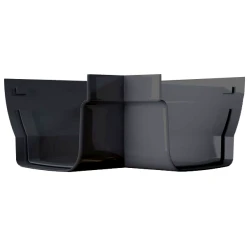 Angle Intérieur MEP RVAIP Pour Gouttière La Réversible - PVC Anthracite