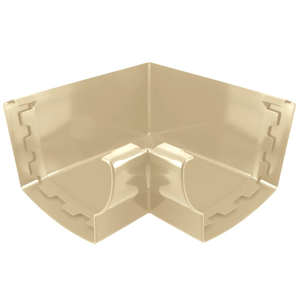 Angle Intérieur à 90° Nicoll AEC38 Pour Gouttière LG38 - Sable 1 Angle Intérieur à 90° Nicoll AEC38 Pour Gouttière LG38 - Sable
