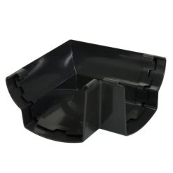 Angle Intérieur Nicoll Pour Gouttière - Angle 90° - Longueur 169 Mm - À Coller - Techtan - Gris Anthracite