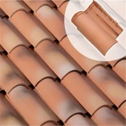 Tuile Galléane 10 Terre Cuite Grand Moule Fort Galbe - Aurore