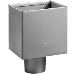 Rheinzink Boîte à Eau En Zinc Pour Descente De 100 MM - 200 MM X 200 MM