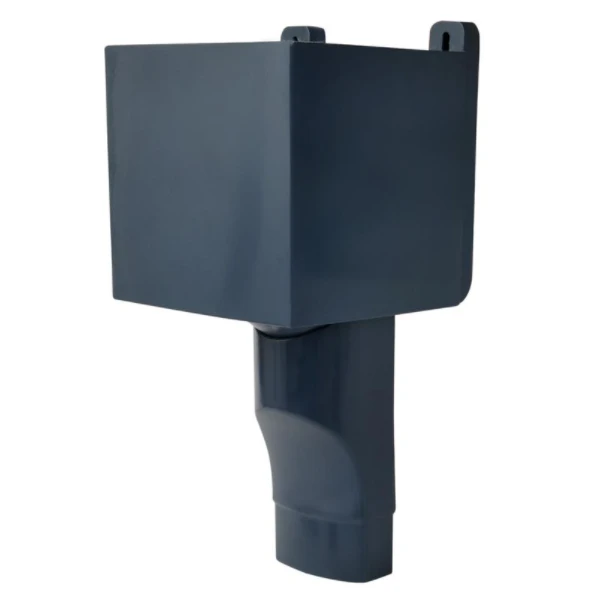 Boîte à Eau De Gouttière Carrée Nicoll Pour Descente Ovoïde - Diamètre Du Tube 90 X 56 Mm - Techtan Gris Anthracite 1 Boîte à Eau De Gouttière Carrée Nicoll Pour Descente Ovoïde - Diamètre Du Tube 90 X 56 Mm - Techtan Gris Anthracite