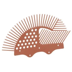 Obturateur De Tuiles Anti-volatiles - Grand Galbe à Clouer - Stop Piafs - Rouge Tuile - 105 X 180 Mm