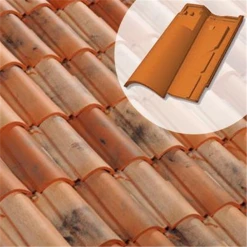 Terreal Tuile Chatière - Horizon 12 Ou Latitude 12 - 61LD - Vieilli Castel