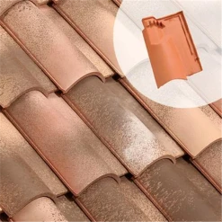 Edilians Tuile Chatière En Terre Cuite - Plein Sud Gélis - Section Avec Grille De 39 Cm² - Emporda