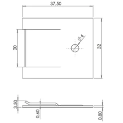 Mep Clip Inox Pour Fixation Lambris PVC - Boite De 100 Pièces -VMZinc Boutique clip 20lambris 20mep 20sb3a 20mesures