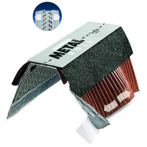 BMI Monier Closoir Souple Ventilé Metalroll Monier - Rouge Sienne - 32-38 CM X 5 M 2 BMI Monier Closoir Souple Ventilé Metalroll Monier - Rouge Sienne - 32-38 CM X 5 M – Image 2