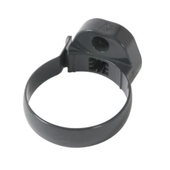 Collier à Bride Nicoll Pour Tube De Descente Cylindrique - À Clipser - Diamètre 80 Mm - PVC - Gris Anthracite