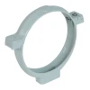 Collier à Bride Nicoll Pour Tube De Descente Cylindrique - À Visser- Diamètre 100 Mm - PVC - Gris Clair