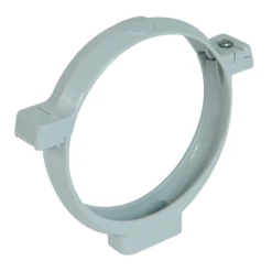 Collier à Bride Nicoll Pour Tube De Descente Cylindrique - À Visser- Diamètre 100 Mm - PVC - Gris Clair