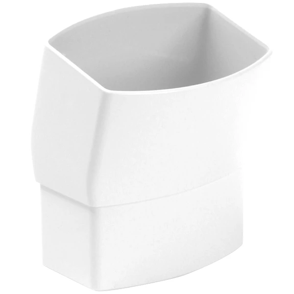 Coude à 15° Nicoll CM1GT Pour Tube De Descente De 105 X 76 Mm - Blanc 1 Coude à 15° Nicoll CM1GT Pour Tube De Descente De 105 X 76 Mm - Blanc