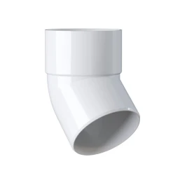 Coude Mâle-femelle à 45° MEP 845C Pour Tuyau De 80 Mm - PVC Blanc
