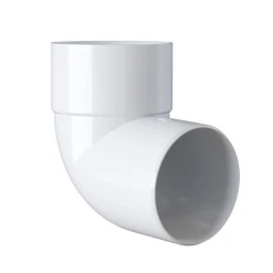 Coude Mâle-femelle à 87° MEP 887C Pour Tuyau De 80 Mm - PVC Blanc