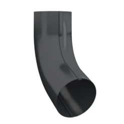 Coude De Descente à 70° Lindab Pour Tuyau De 87 MM - Gris Anthracite RAL 7016