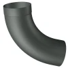 Rheinzink Coude à 72° En Zinc Granum Basalte Pour Descente De 80 Mm
