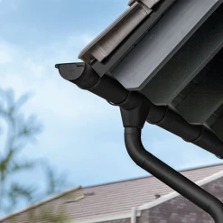 Gouttière En Zinc Granum Basalte Rheinzink - 250 MM - ép.0.65 MM - 4,00 M 5 Gouttière En Zinc Granum Basalte Rheinzink - 250 MM - ép.0.65 MM - 4,00 M -VMZinc Boutique coude granum2 1