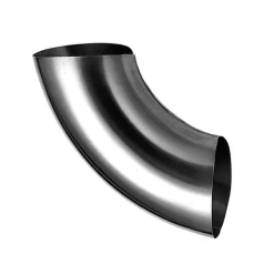 Rheinzink Coude En Zinc Soudé à 76° Pour Descente De Gouttière De 80 MM