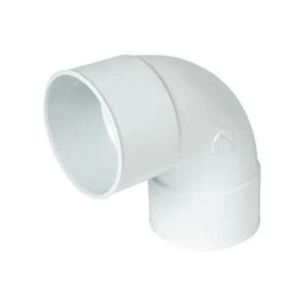 Nicoll Coude Tube De Descente - Femelle / Femelle - 87° - 80 Mm - PVC - Blanc 3 Nicoll Coude Tube De Descente - Femelle / Femelle - 87° - 80 Mm - PVC - Blanc – Image 3