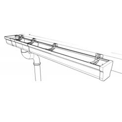 Crochet MEP RVC Pour Gouttière La Réversible - PVC