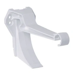 Crochet Invisible Nicoll Pour Gouttière Demi-ronde - Développé De 25 - À Visser - Techtan - Blanc