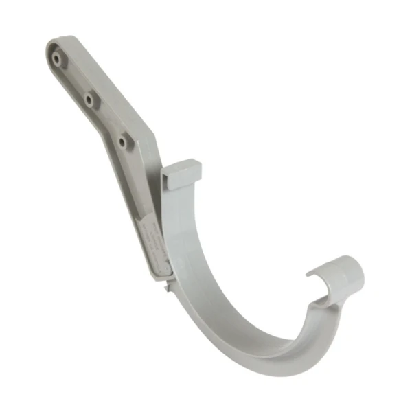 Crochet De Gouttière Demi-ronde Nicoll Pour Chevron Orientable - Développé 25 - Techtan - Gris 1 Crochet De Gouttière Demi-ronde Nicoll Pour Chevron Orientable - Développé 25 - Techtan - Gris