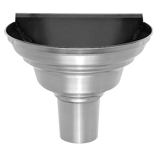 Rheinzink Cuvette Demi-ronde De Face En Zinc 1 Rheinzink Cuvette Demi-ronde De Face En Zinc