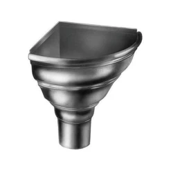 Cuvette D'angle Demi-ronde En Zinc