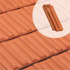 Edilians Demi-tuile En Terre Cuite - Marseille Poudenx - Rouge