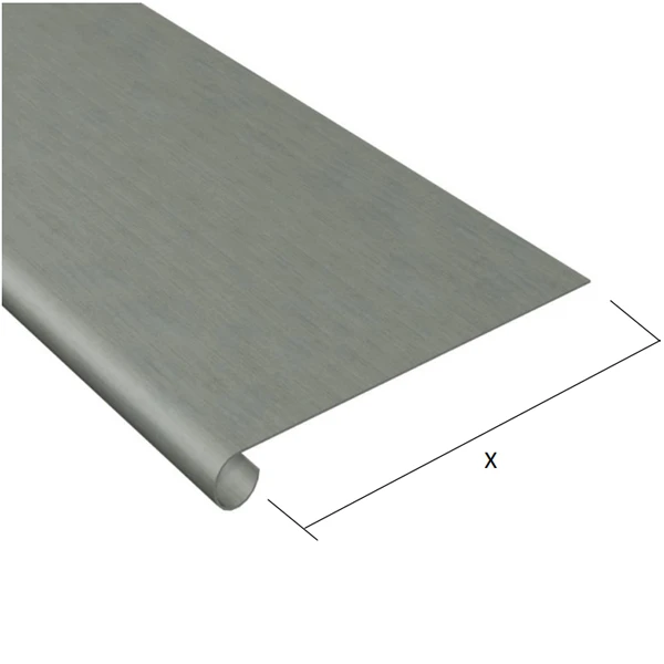 Rheinzink Bande De Doublis En Zinc Granum Basalte - 2 M X 200 MM - ép. 0,65 MM 2 Rheinzink Bande De Doublis En Zinc Granum Basalte - 2 M X 200 MM - ép. 0,65 MM – Image 2