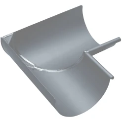 Rheinzink Équerre Soudée Intérieure En Zinc Pour Gouttière De 250 MM