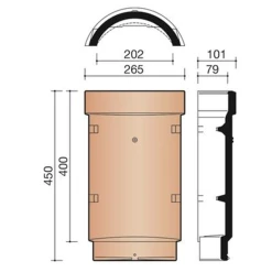 Faîtière Arêtier 1/2 Ronde 1000 Seltz -VMZinc Boutique fatireartier12ronde1000seltz 813266