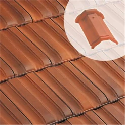 Edilians Tuile Faîtière Losangée à Emboîtement 716